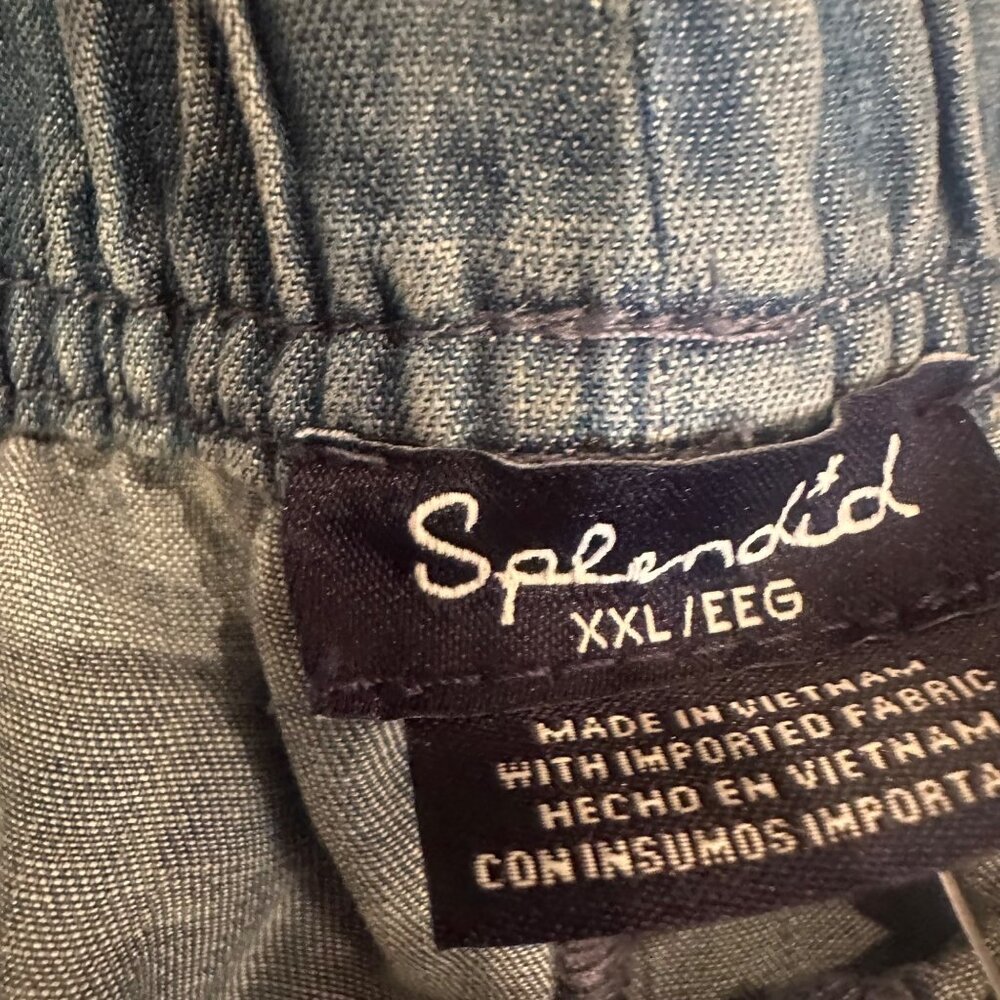 Splendid Denim Blue Wide Leg Pants - Picture 8 of 10